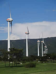 北海道寿都町の風力発電