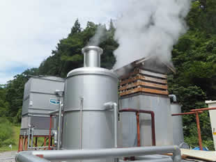 新潟県松之山温泉の温泉発電