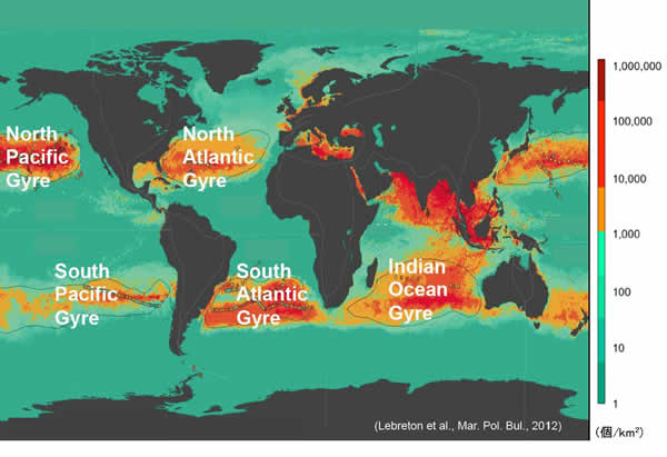 27万トンのプラスチックが世界の海を漂っている。