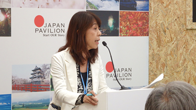海外講演（COP22ジャパンパビリオンサイドイベント）
