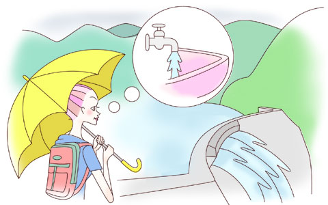 山奥のダムを見に行ってみる