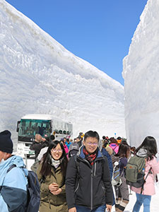 雪の大谷（2019年4月16日）