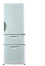 松下電器が2002年2月に発売したノンフロン冷蔵庫「NR-C32EP」。同社では、94年に断熱材へのフロン使用を中止。冷媒のノンフロン化により、フロンを全く使わない冷蔵庫が誕生した。(写真提供:松下電器)