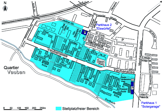 ボーバン地区の都市計画図