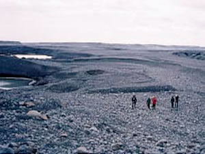 アイスランドのバトラ氷河（1999年）