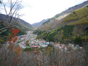 檜枝岐村全景（2011年撮影）
