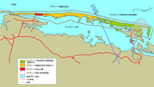 チンカティーグ国立野生生物保護区　区域図